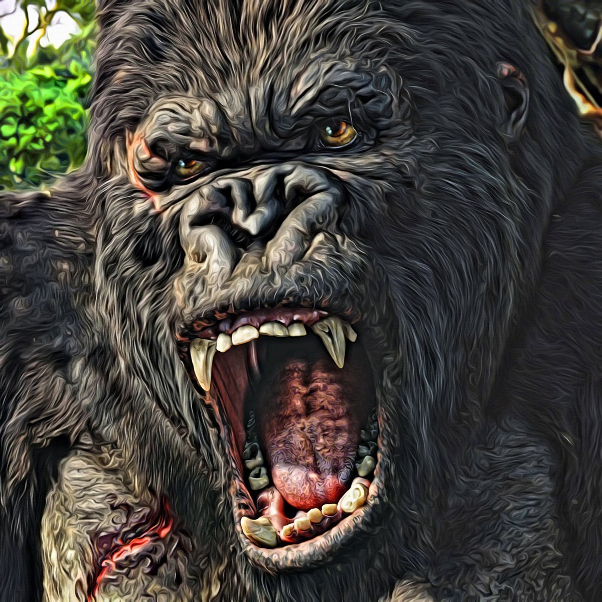 Горилла на аву