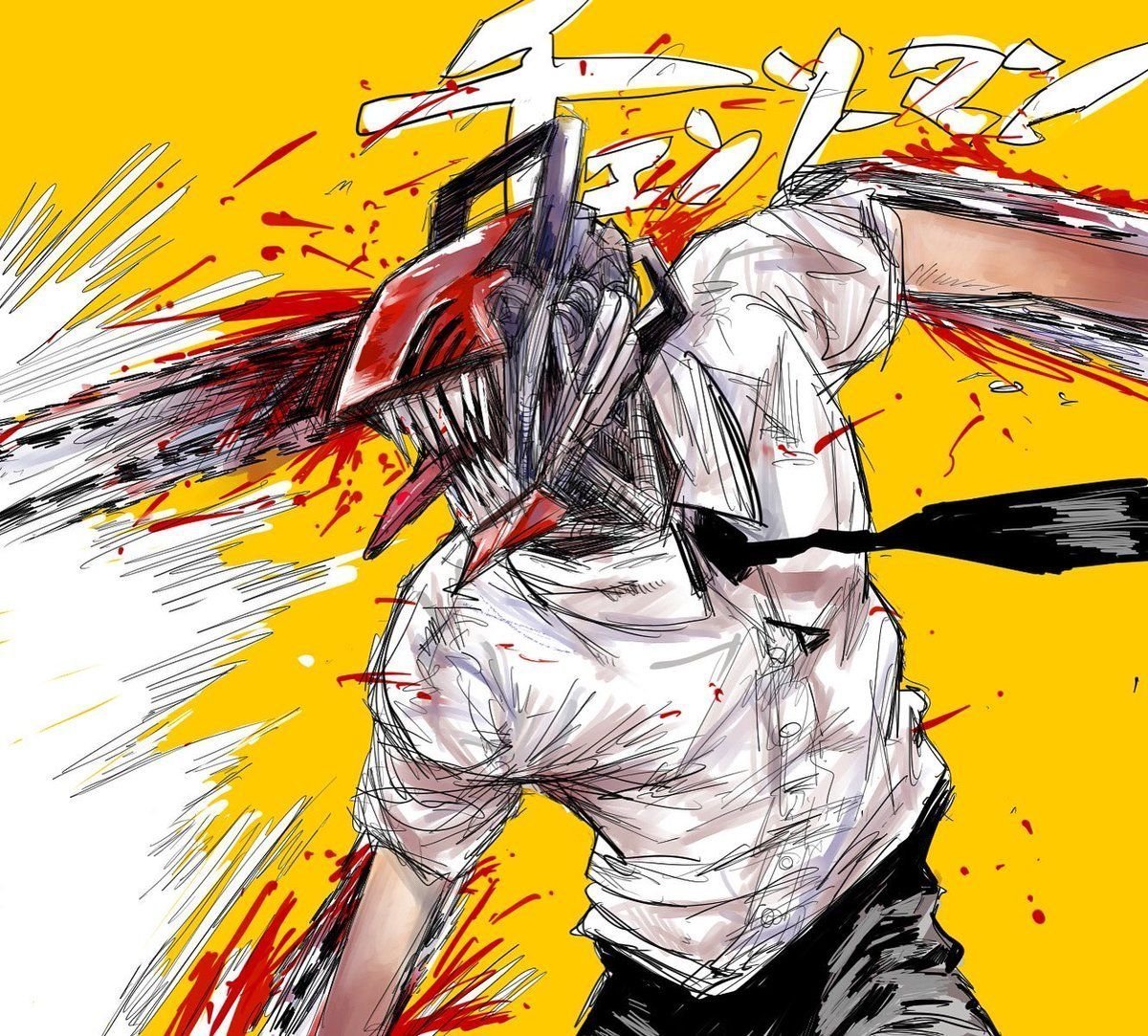 Человек-бензопила Chainsaw man аниме