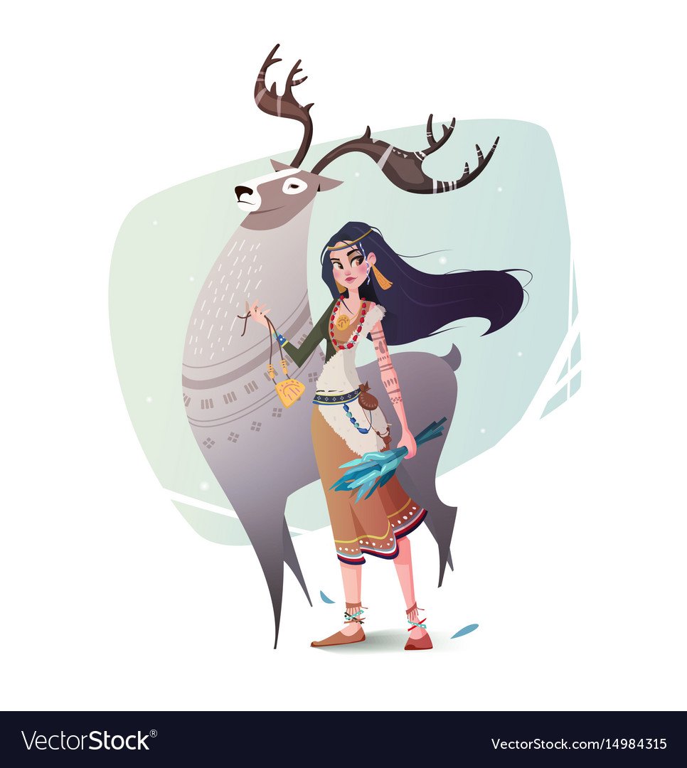 Эвенки Якутии живопись