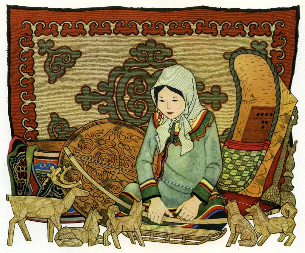 Якутская живопись Олонхо