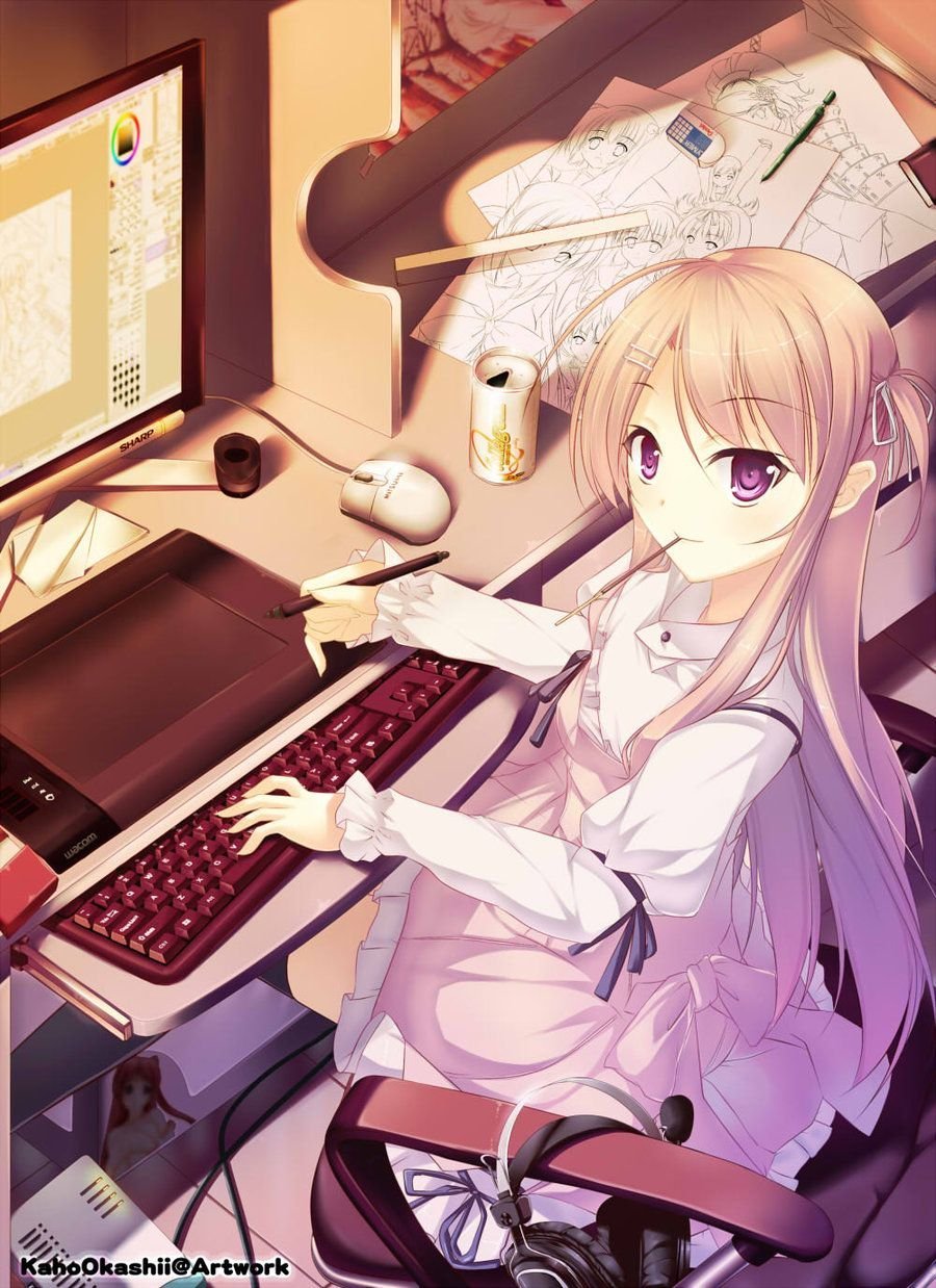 Разукрашенная клавиатура