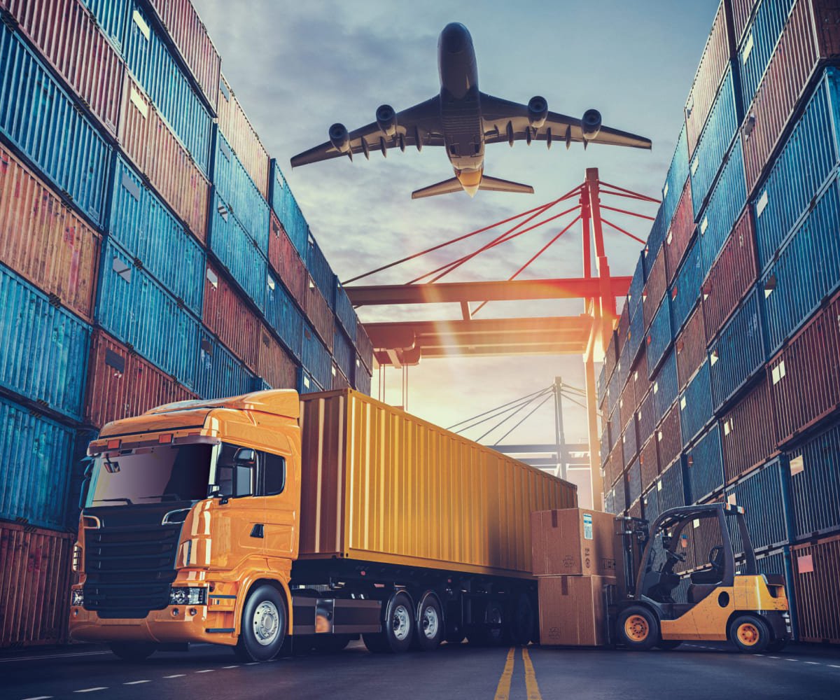 Набор иконок логистика