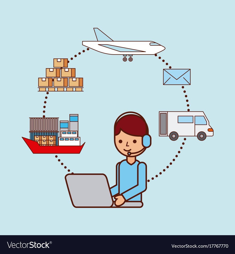 Логистика иллюстрации