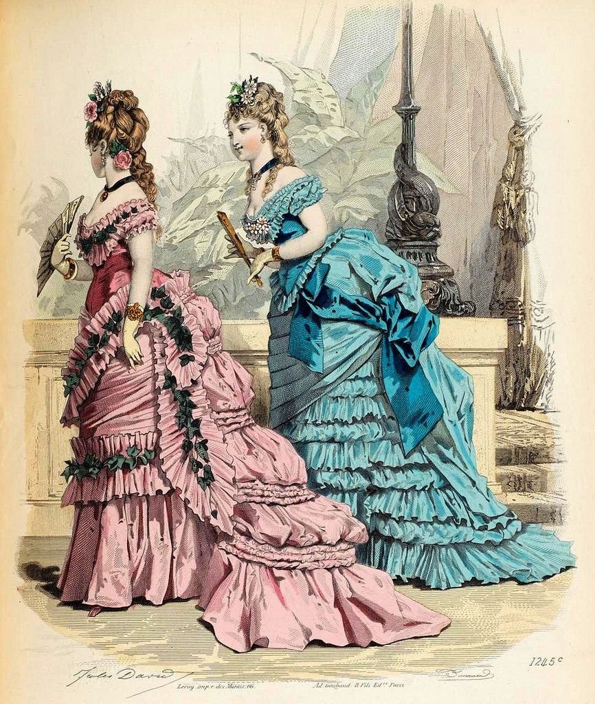 Платье Фру-Фру 19 века