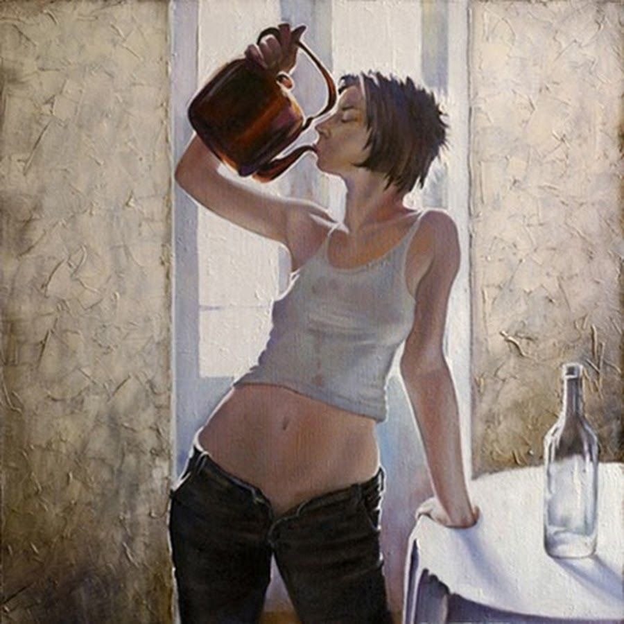 Смешная фотосессия в кровати