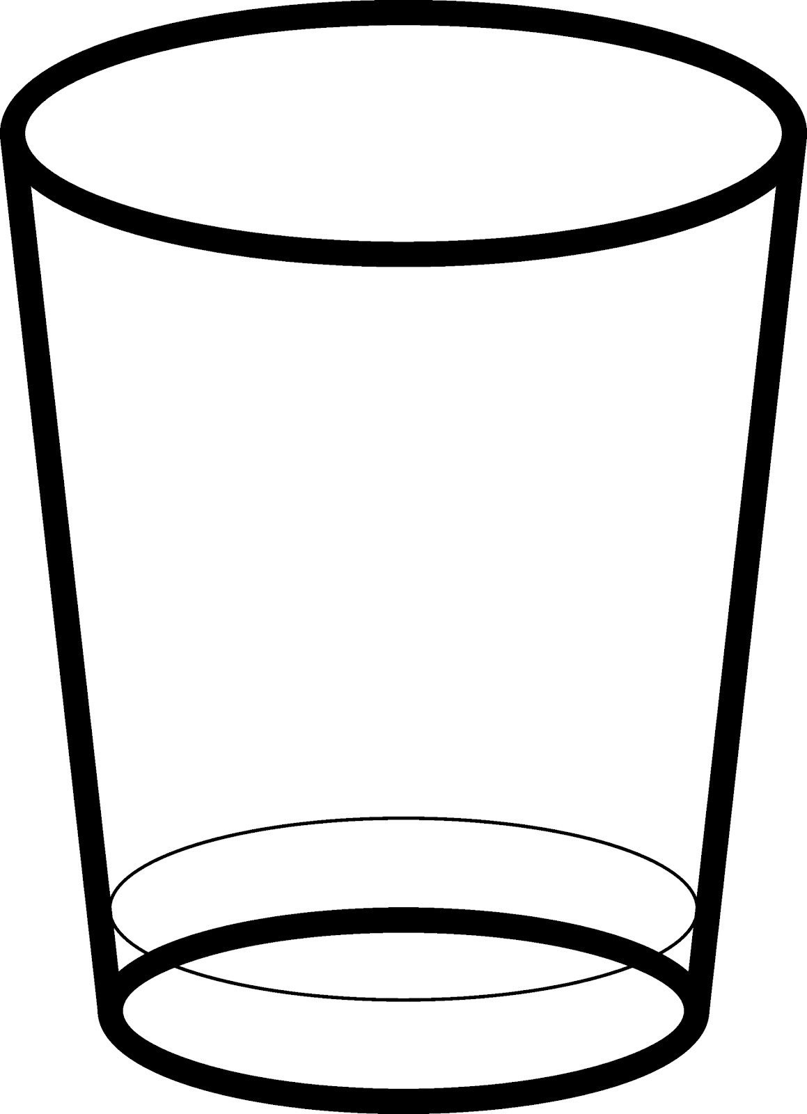 Раскраска стаканчик