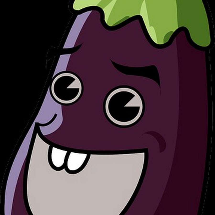 Аппликация баклажан