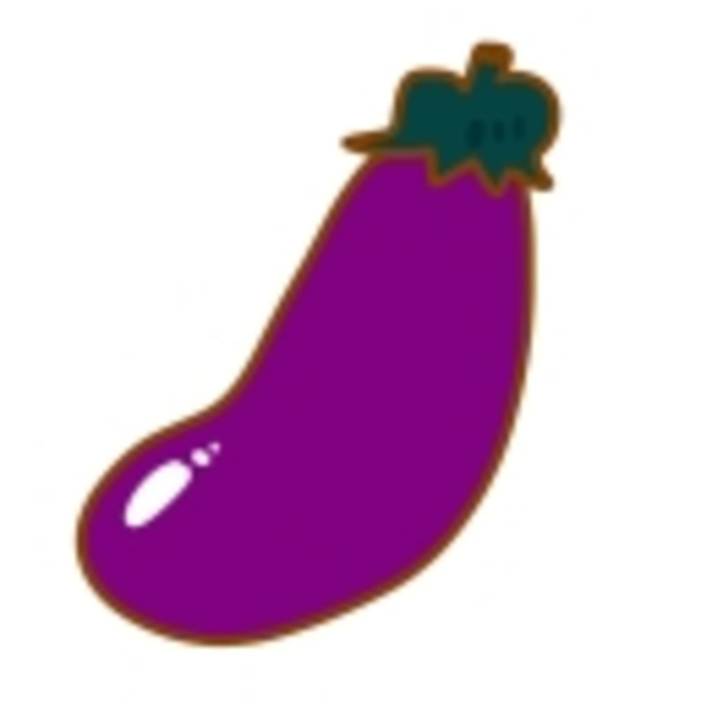 Баклажан мультяшный