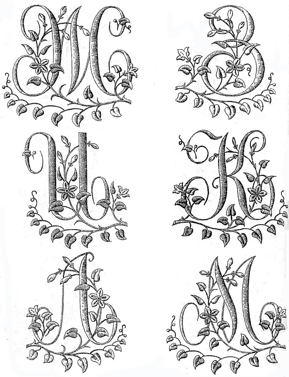 Вензель буквы