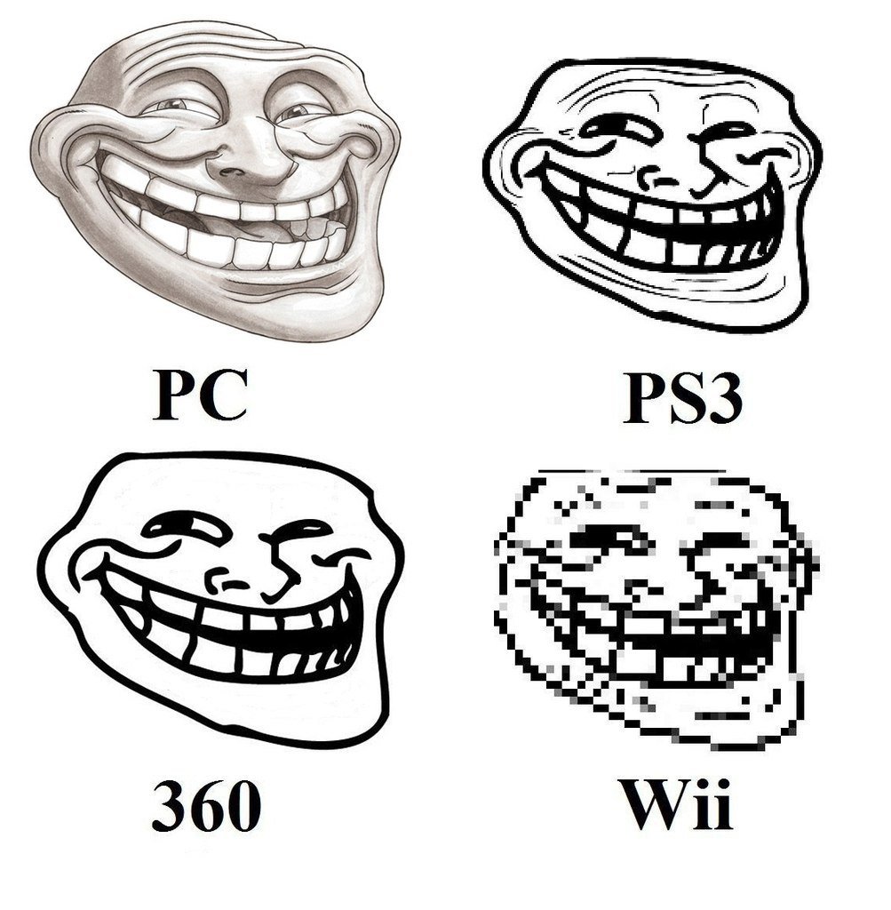 Троллфейс виды