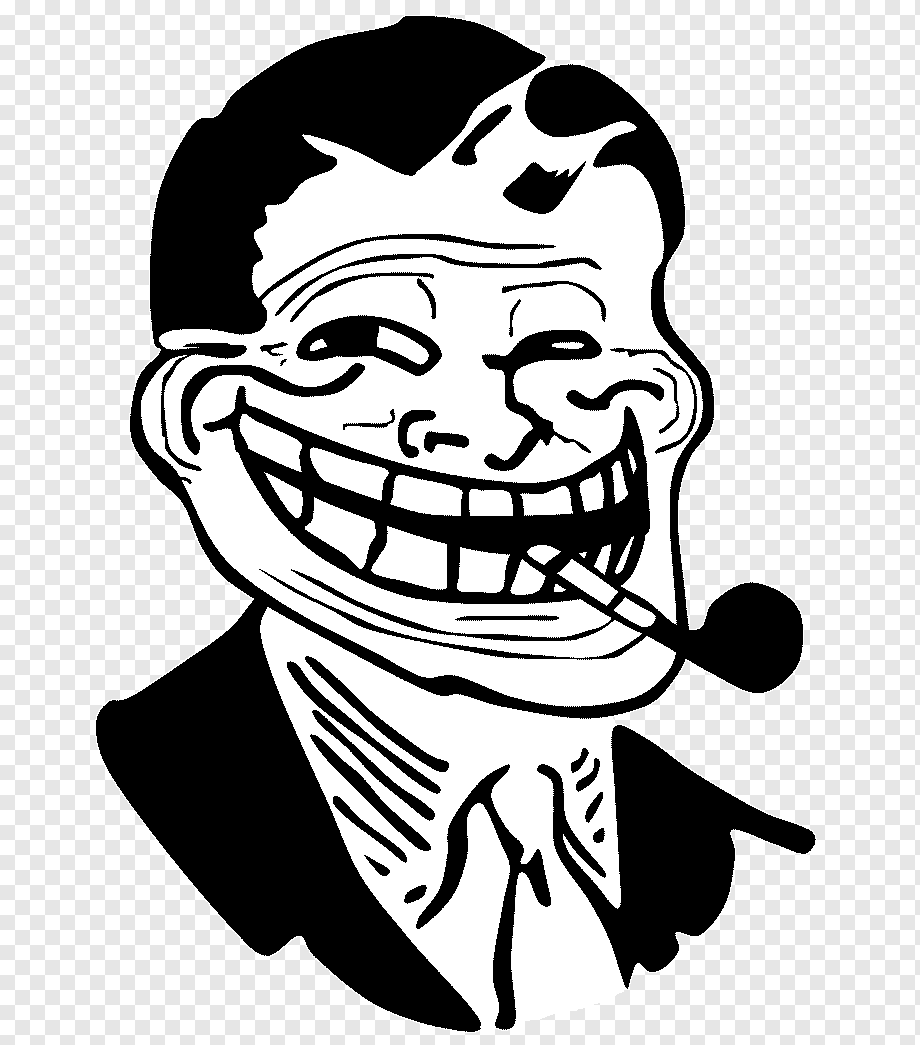 Тролль улыбается