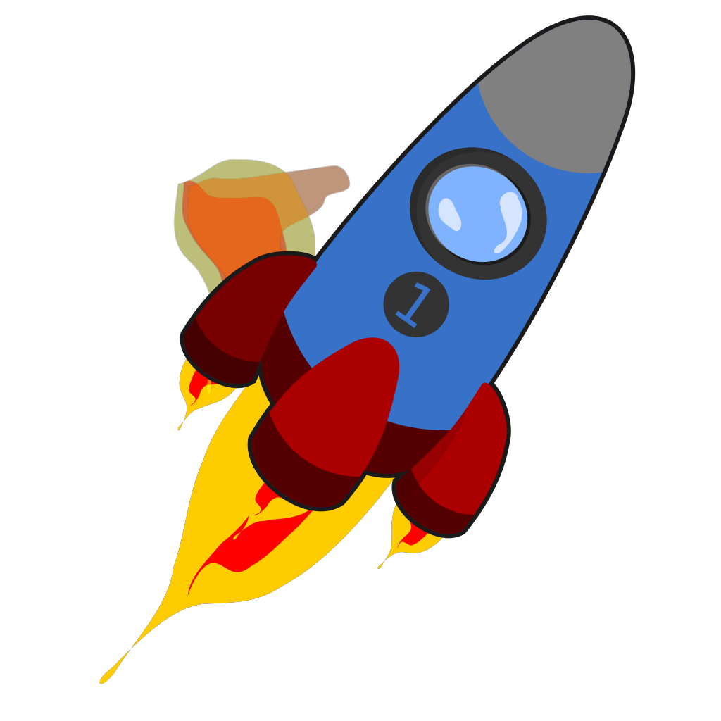 Ракета в космосе для детей