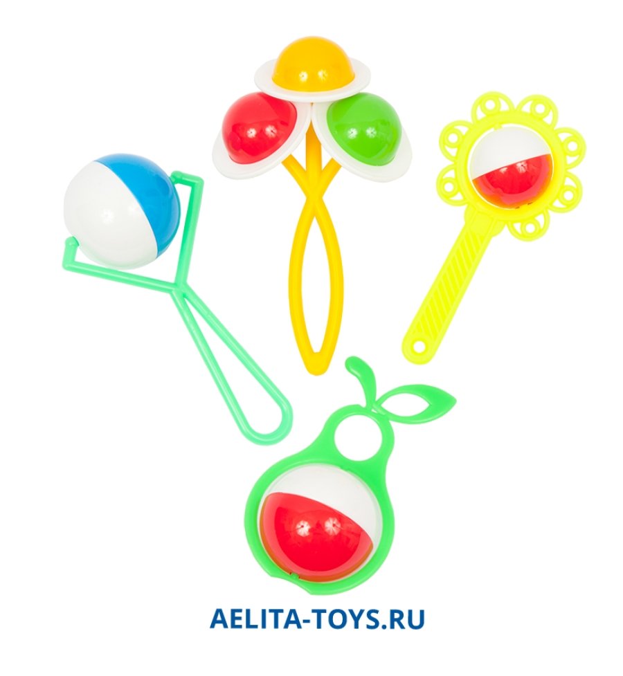Набор погремушек Аэлита летний сад
