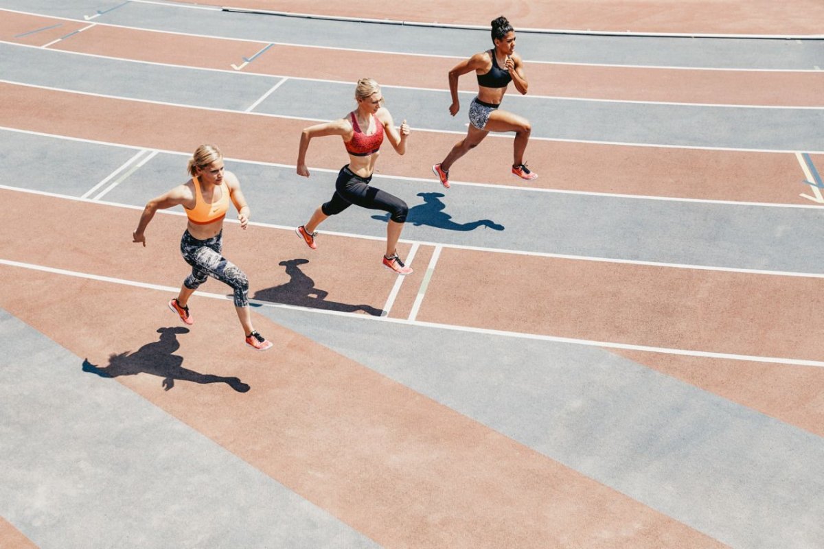 Спортивные люди вектор