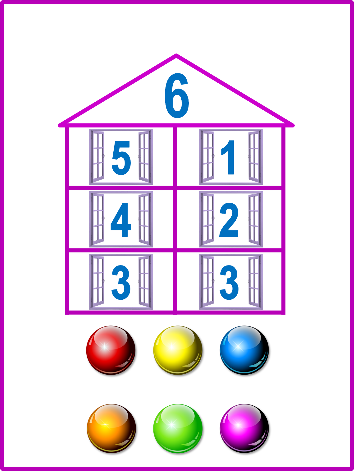 Числовые домики состав числа 2