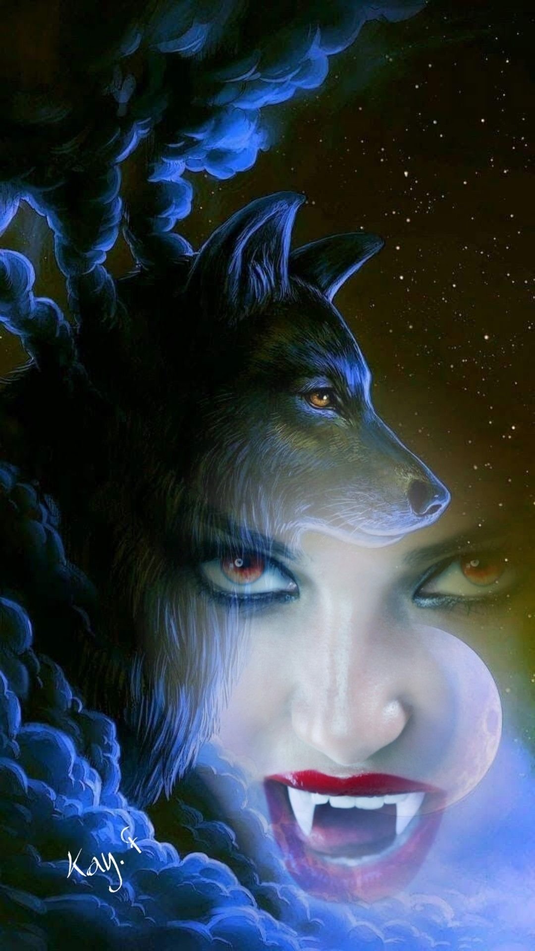 Девочка волчица