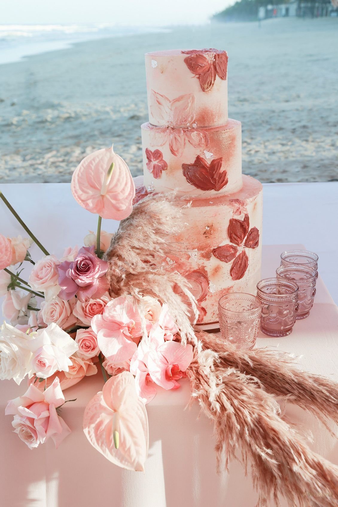 Приглашение на коралловую свадьбу