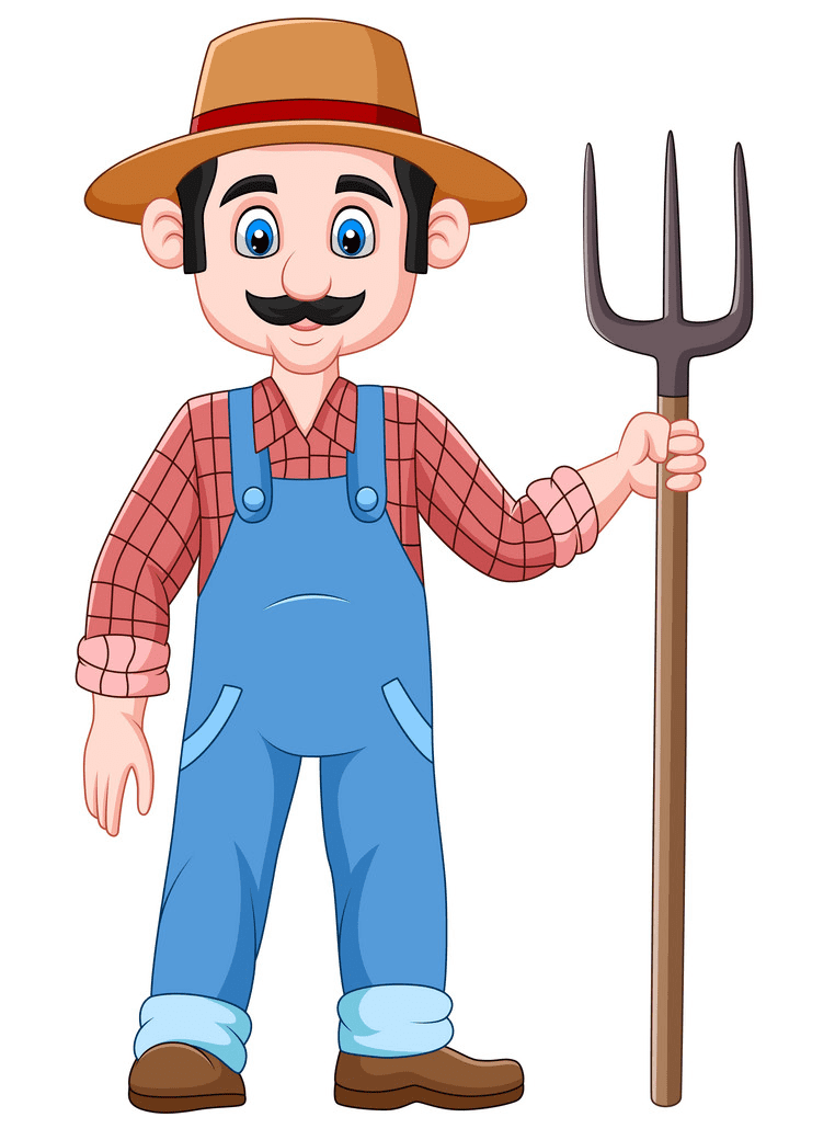 Фермер мультяшный