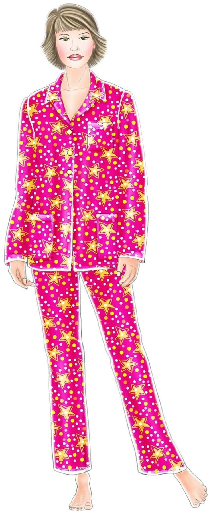 Макет пижамы