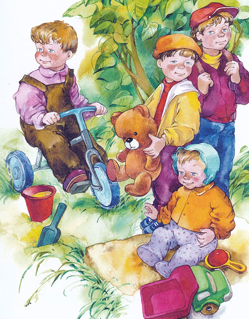 Иллюстрация к рассказу хорошее в.Осеева