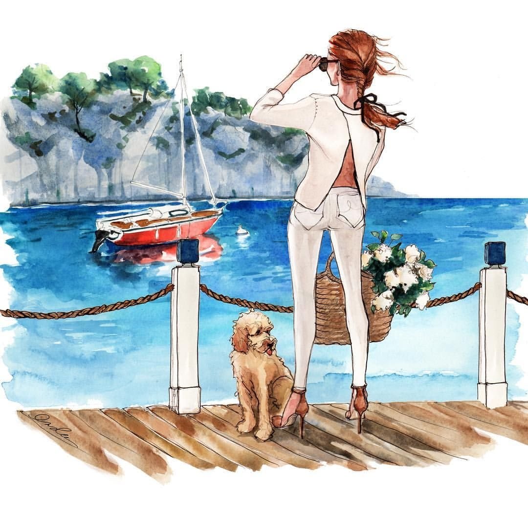 Иллюстрации Инсли Хайнс