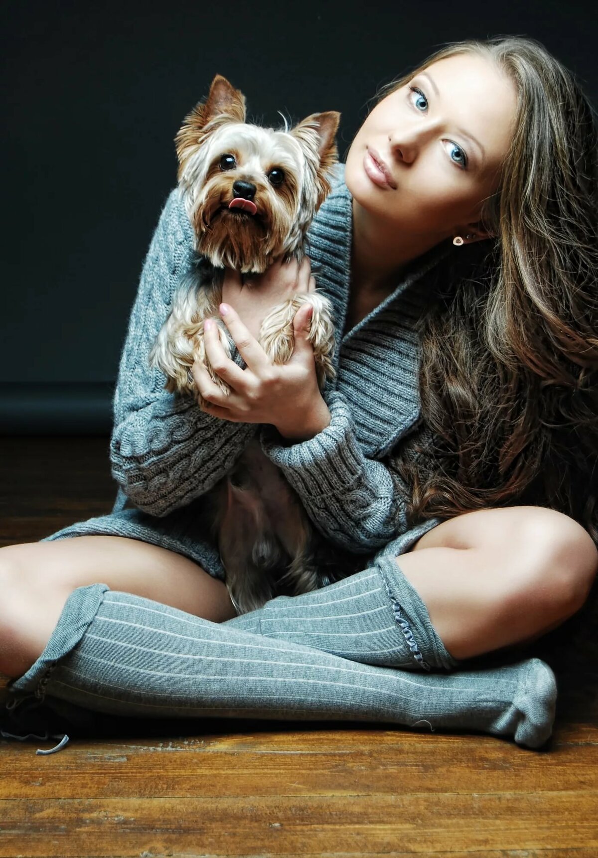 Фотосессия с собакой