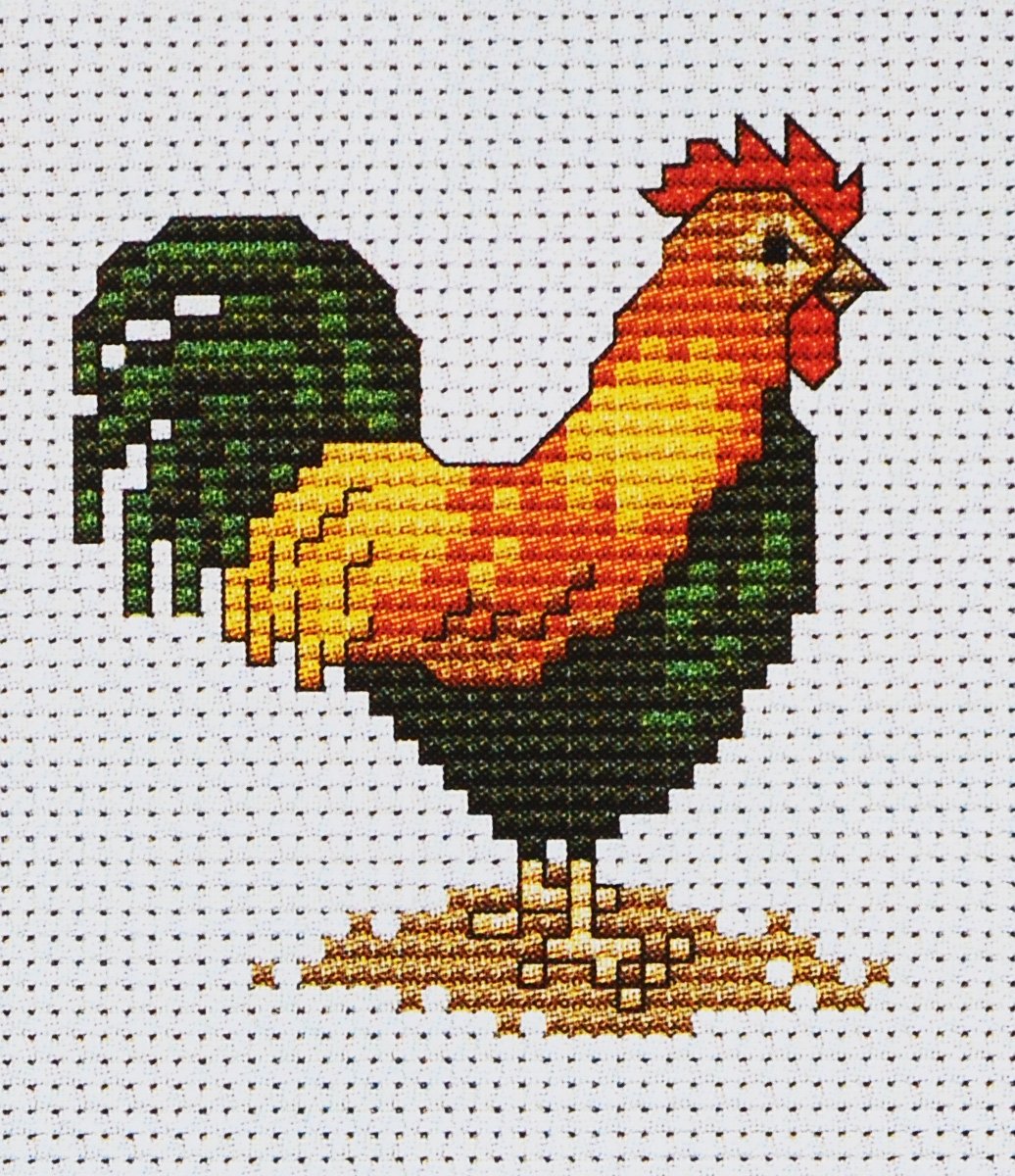 Орнамент птицы вышивка