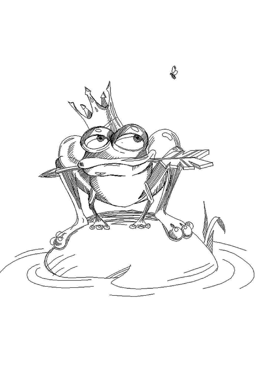 Король-Лягушонок или Железный Генрих раскраска