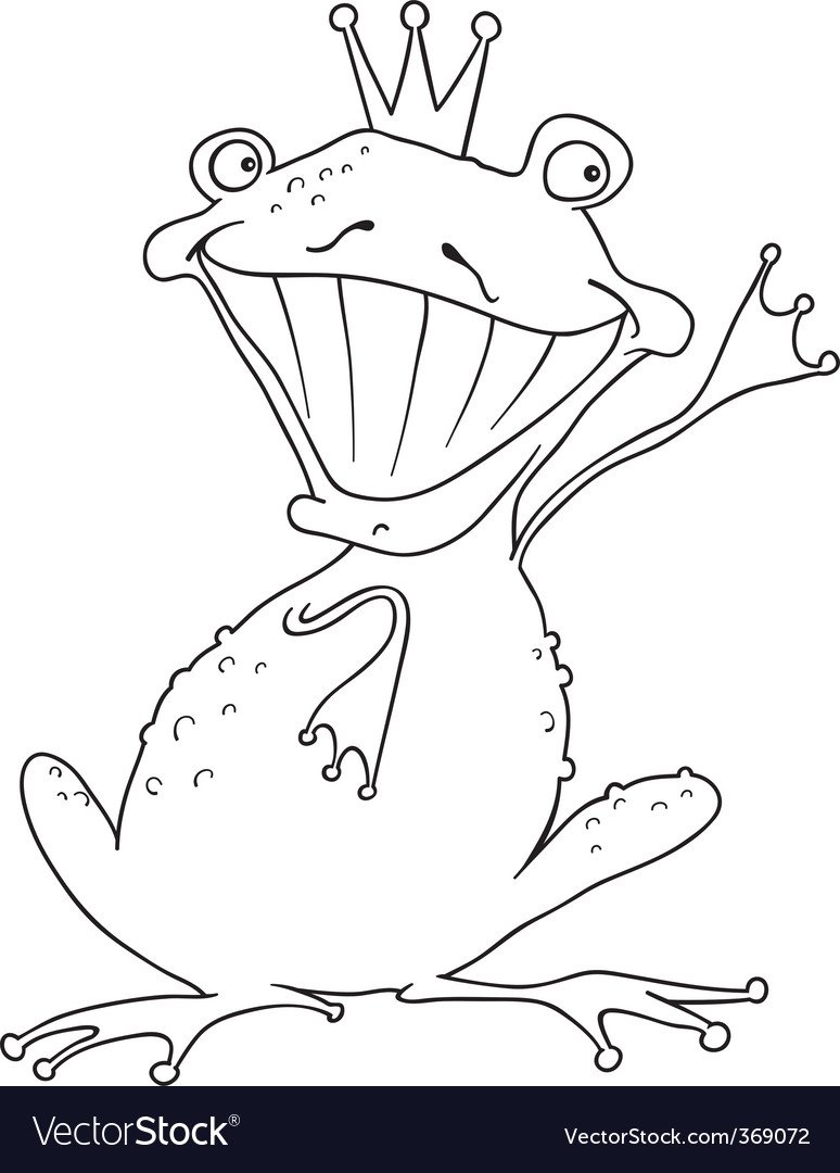 Раскраска. Царевна-лягушка