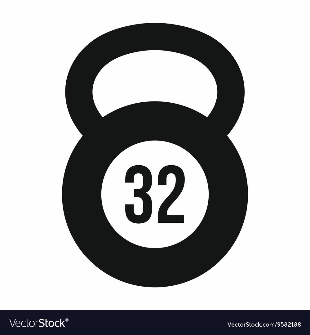 Гиря силуэт