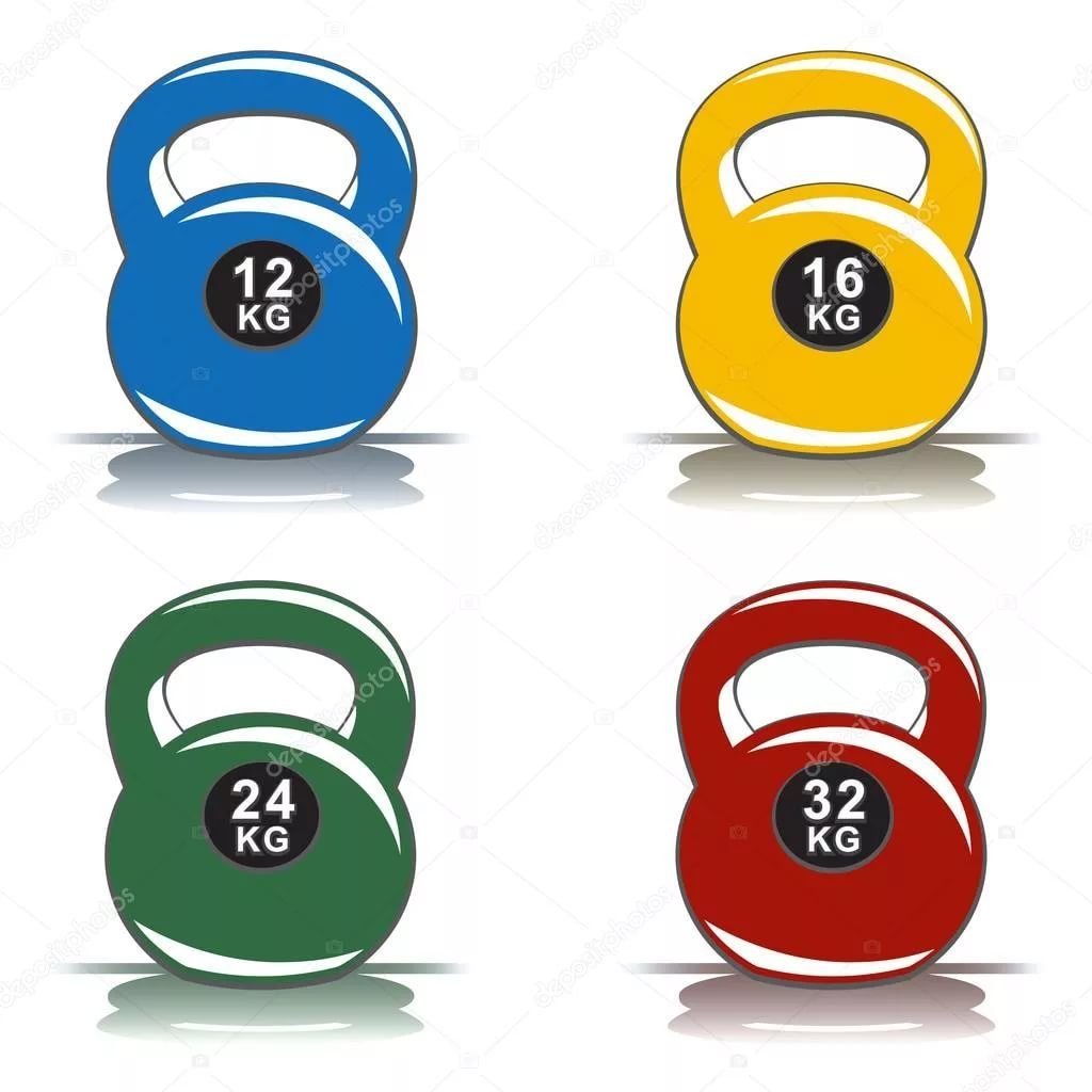 Гиря векторное изображение