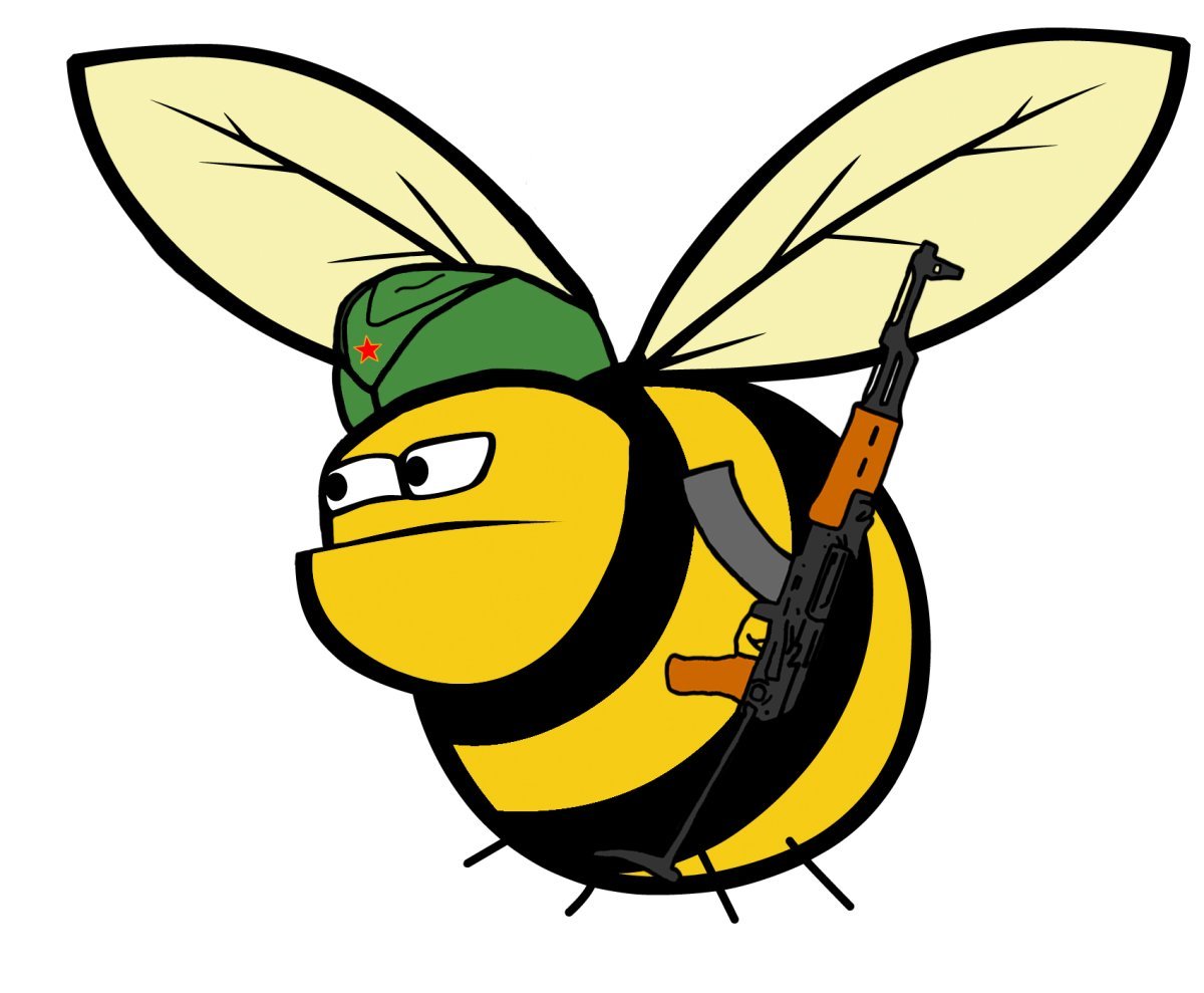 Пчела с автоматом