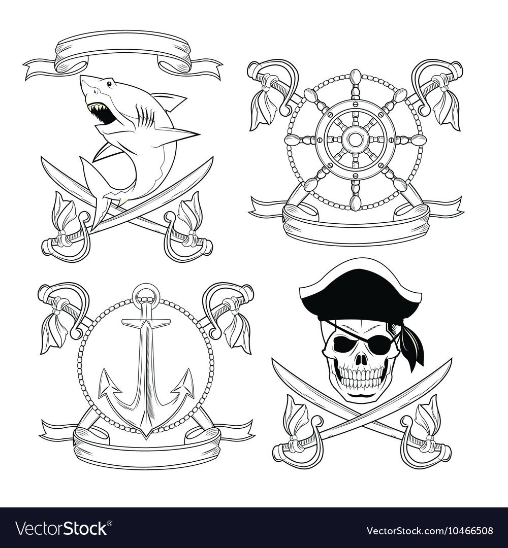 Знак пирата на корабле