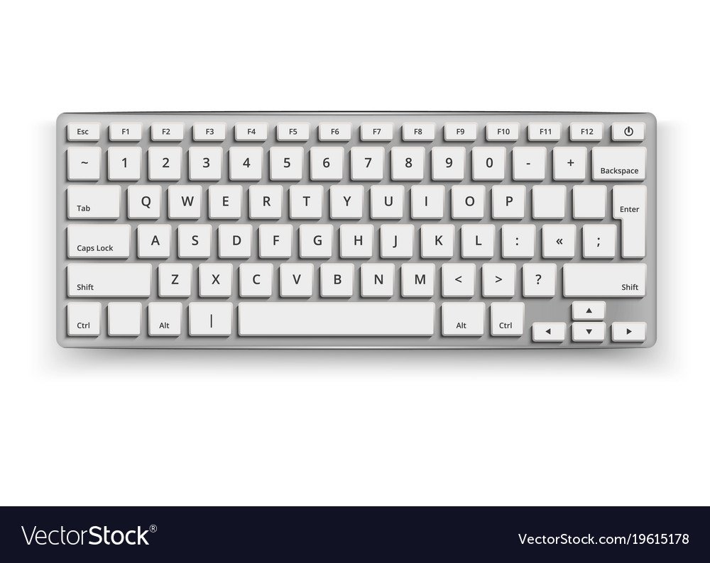 Мокап компьютер и клавиатура