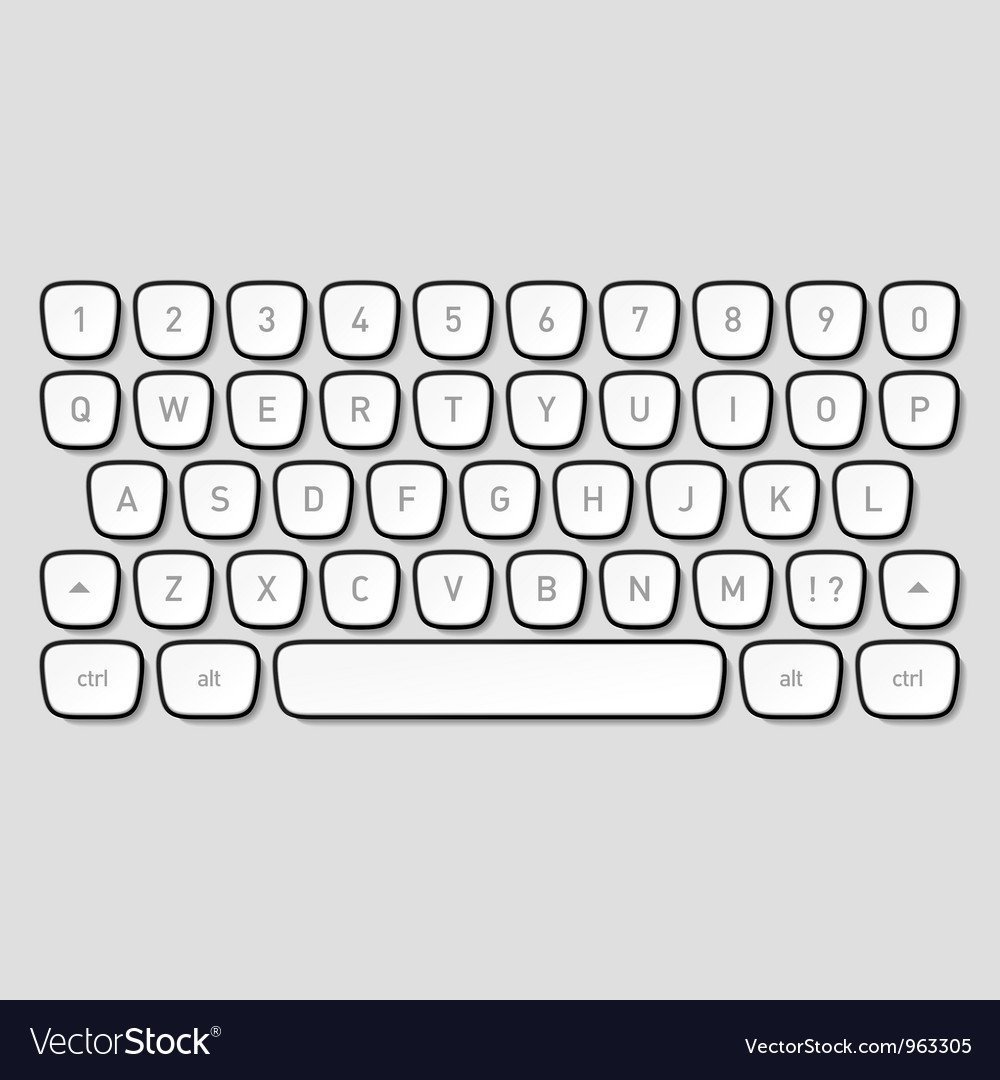 Пустая клавиатура