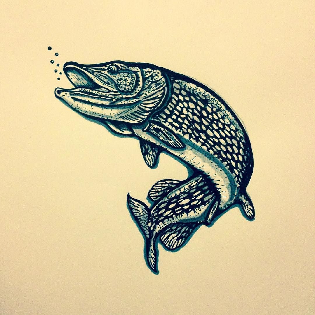 Тату щука