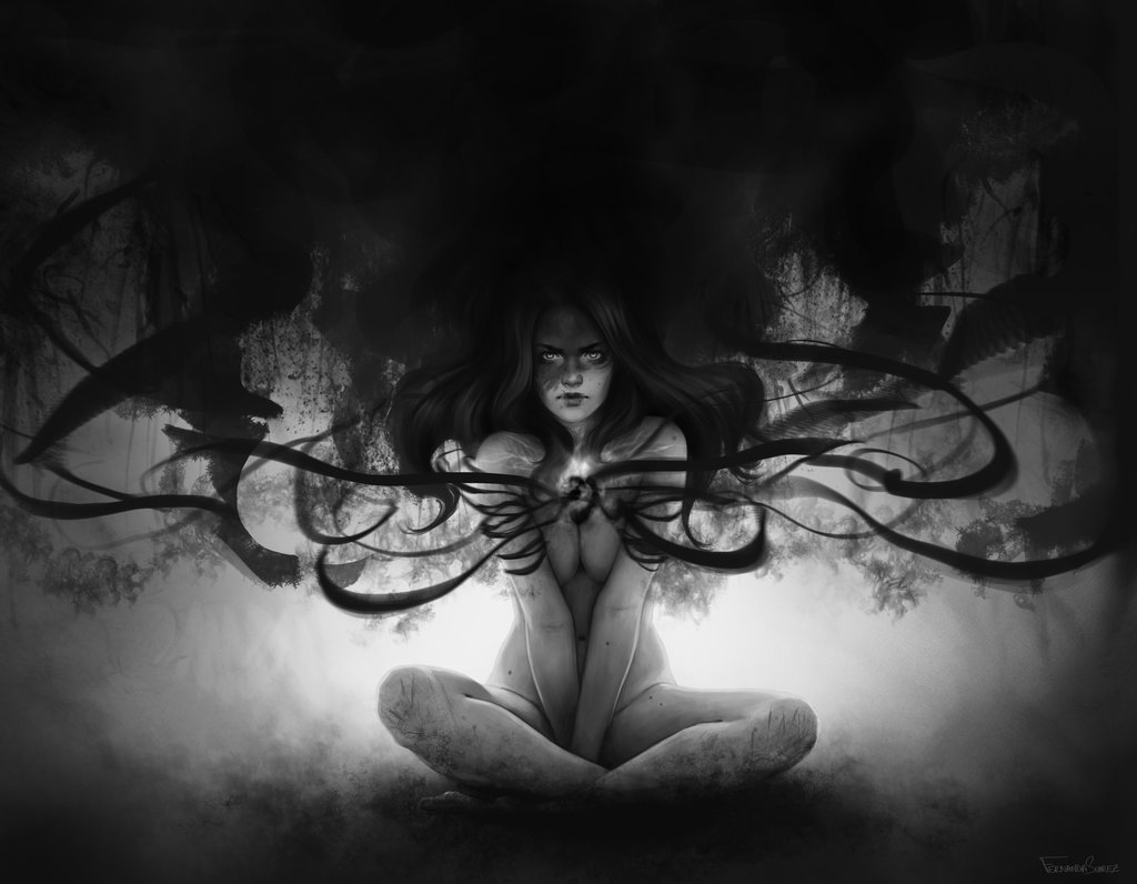 Девушка во мраке