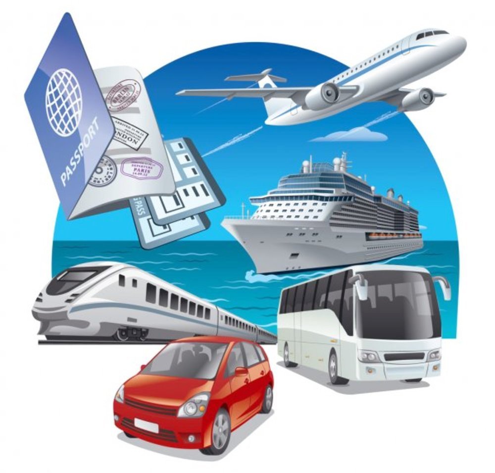 Поездка на автобусе на белом фоне