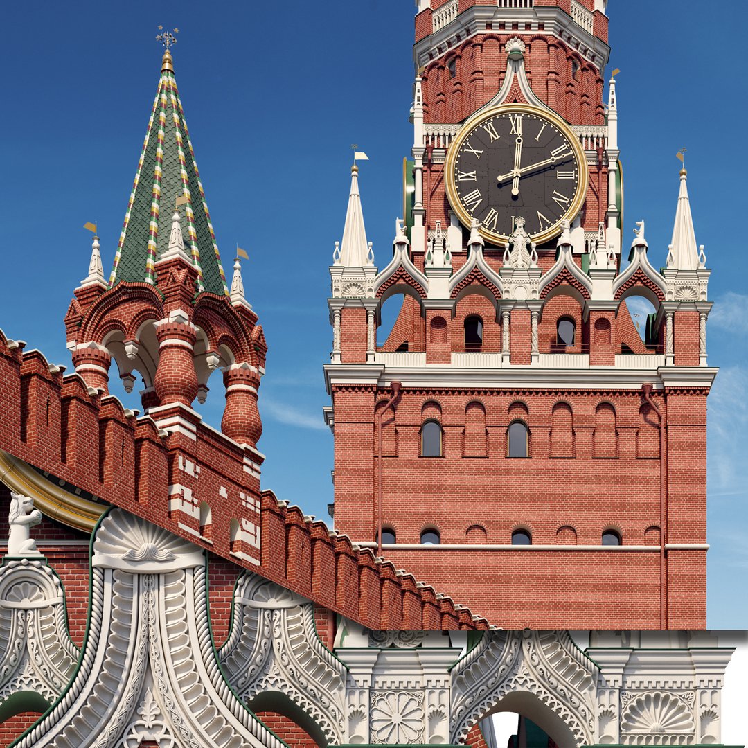The Spasskaya Tower of the Kremlin