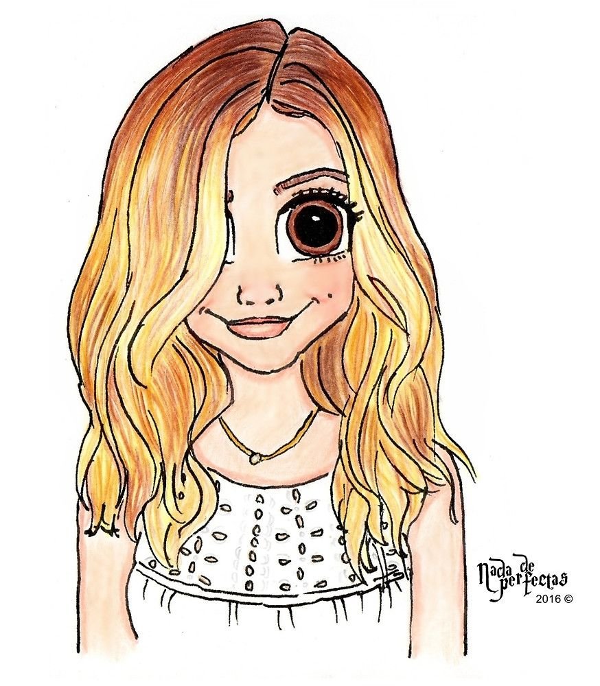 Милые девочки для срисовки