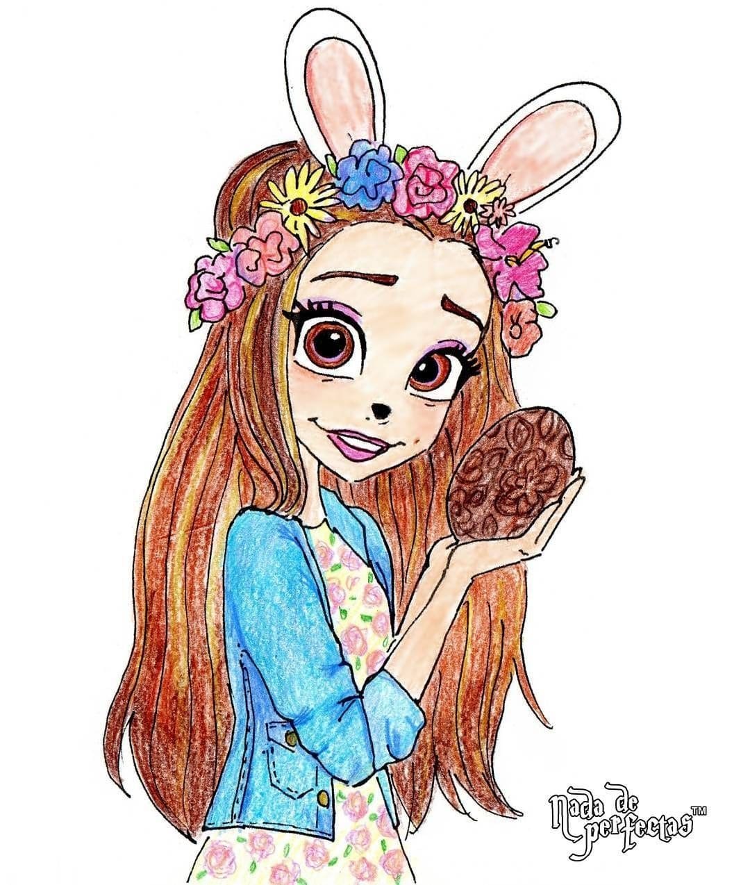 Милые мультяшные девочки в пижамах