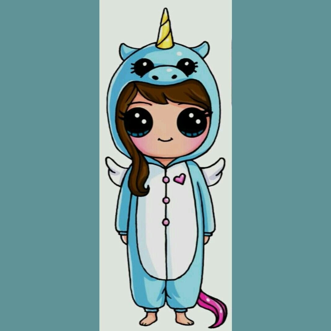 Милый аниме рисования