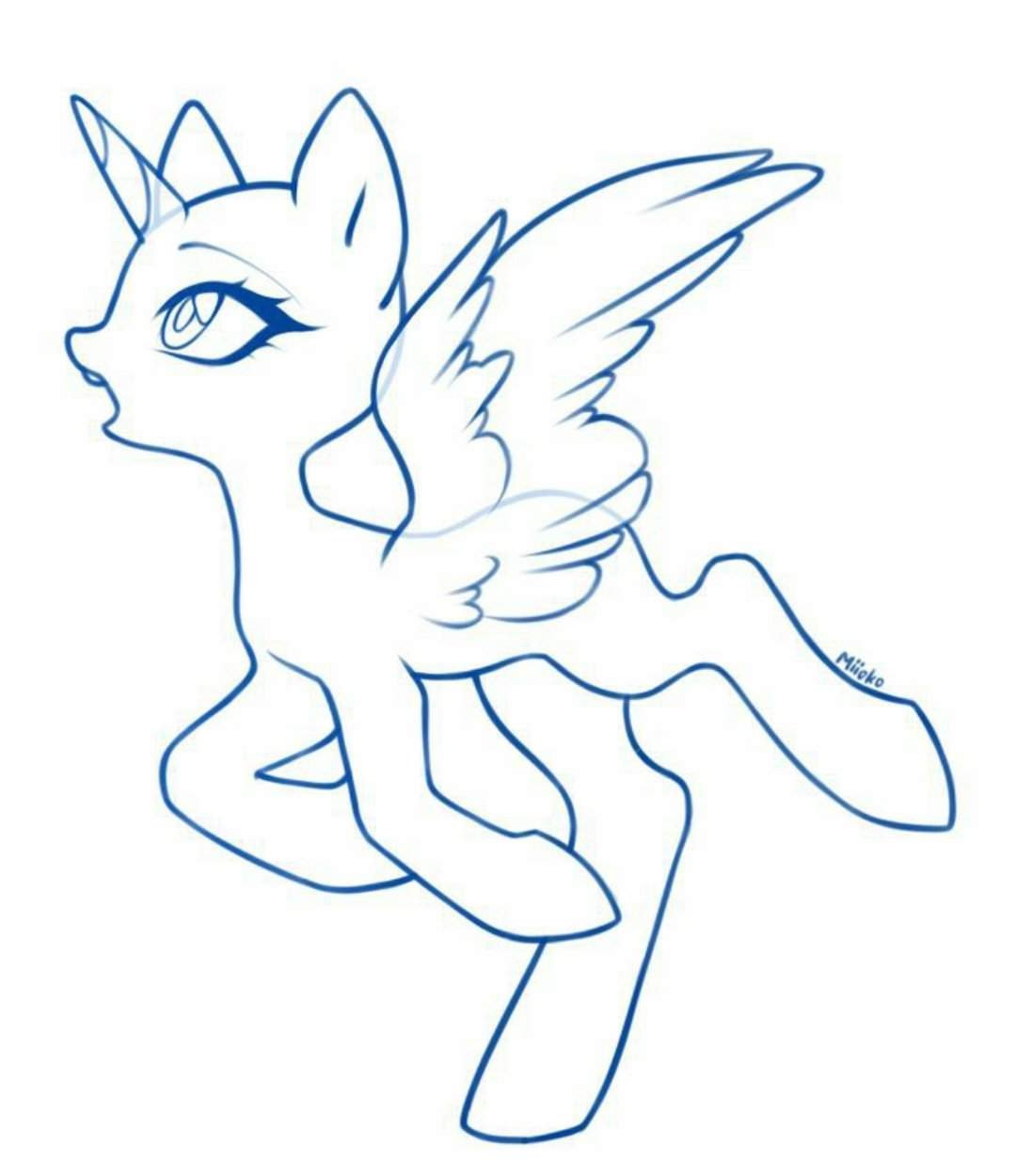 Манекен для рисования пегасов