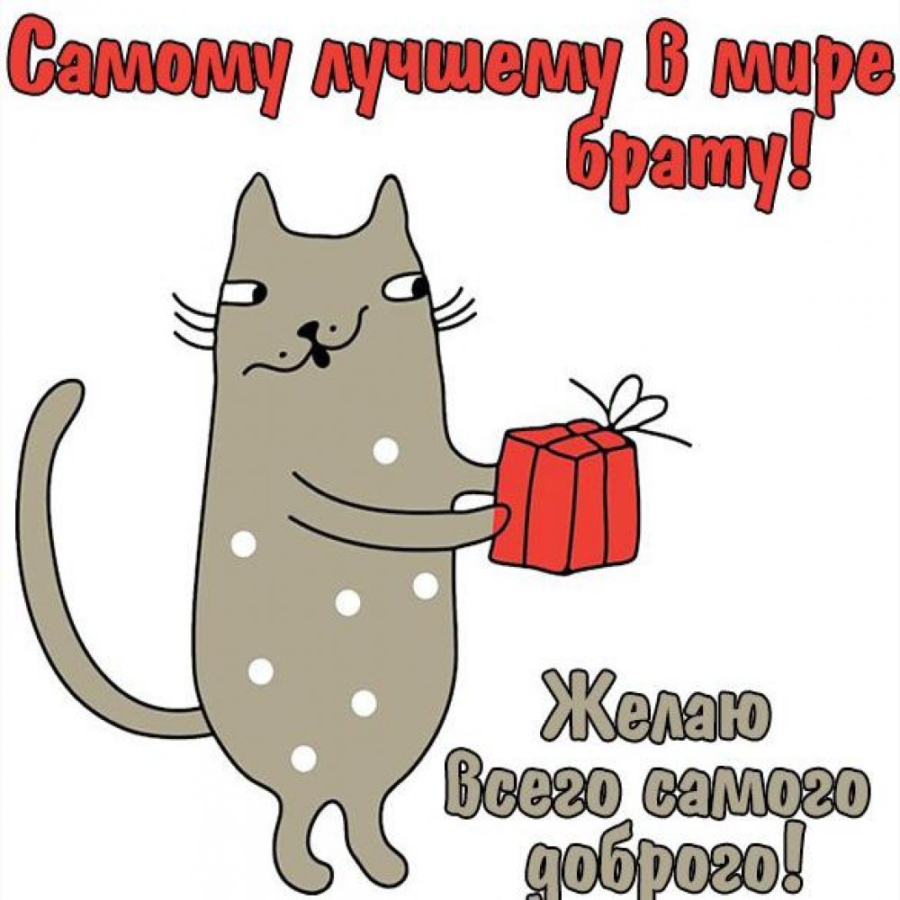 С днюхой братан прикольные картинки