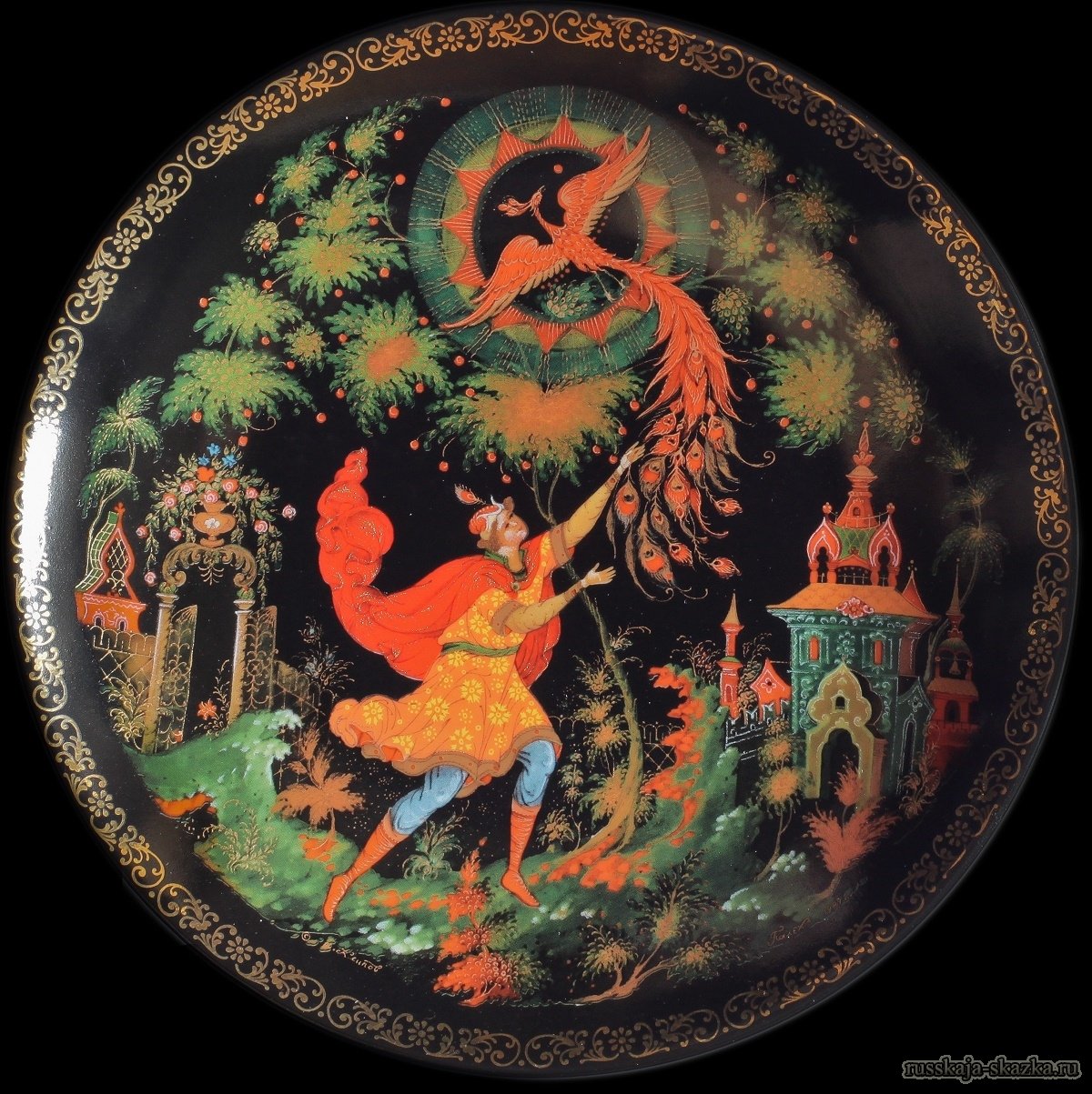 Иван Царевич и Жар птица Палех