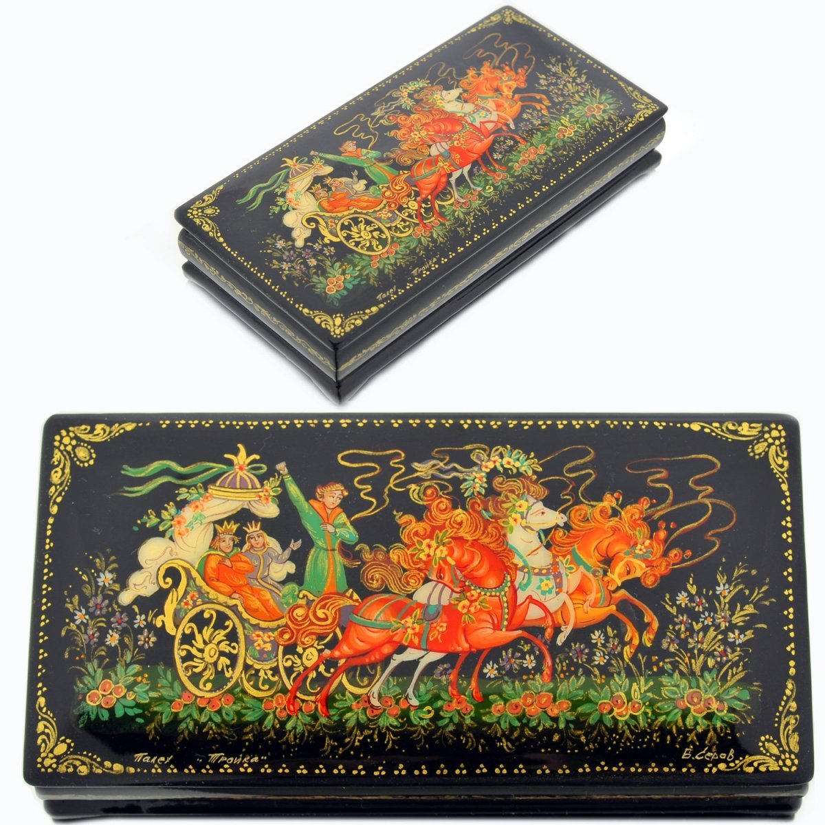 Палехские шкатулки