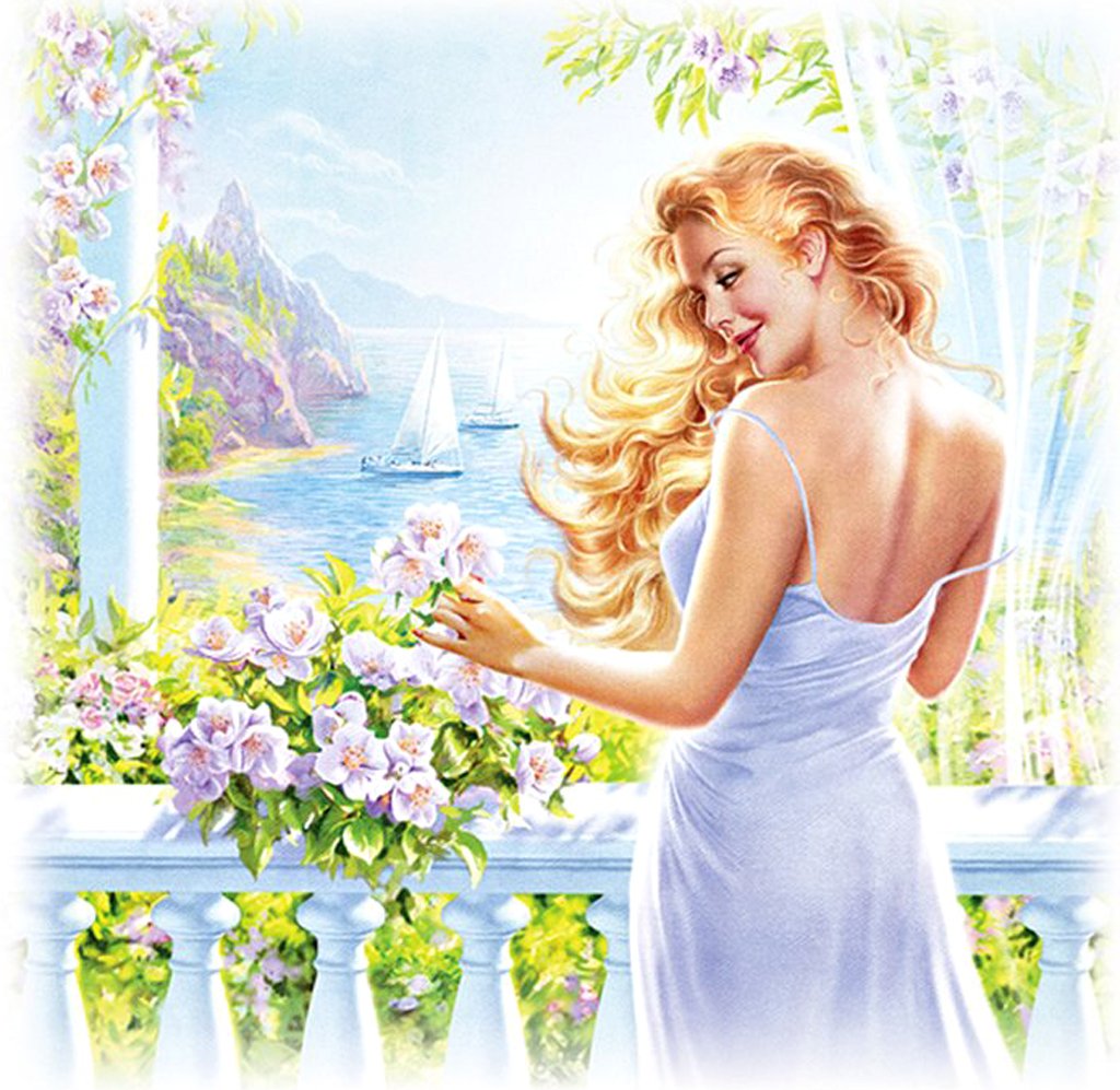 Доброе утро в голубых тонах