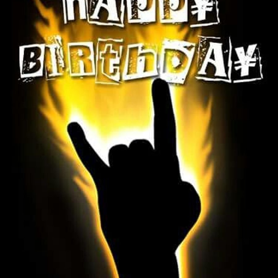 Рок поздравление с днём рождения