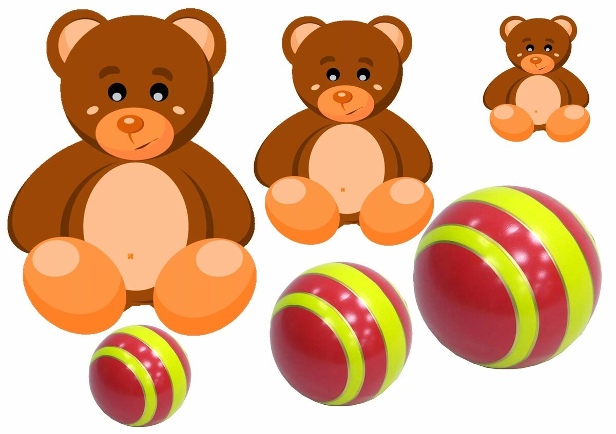 Большой маленький игрушки