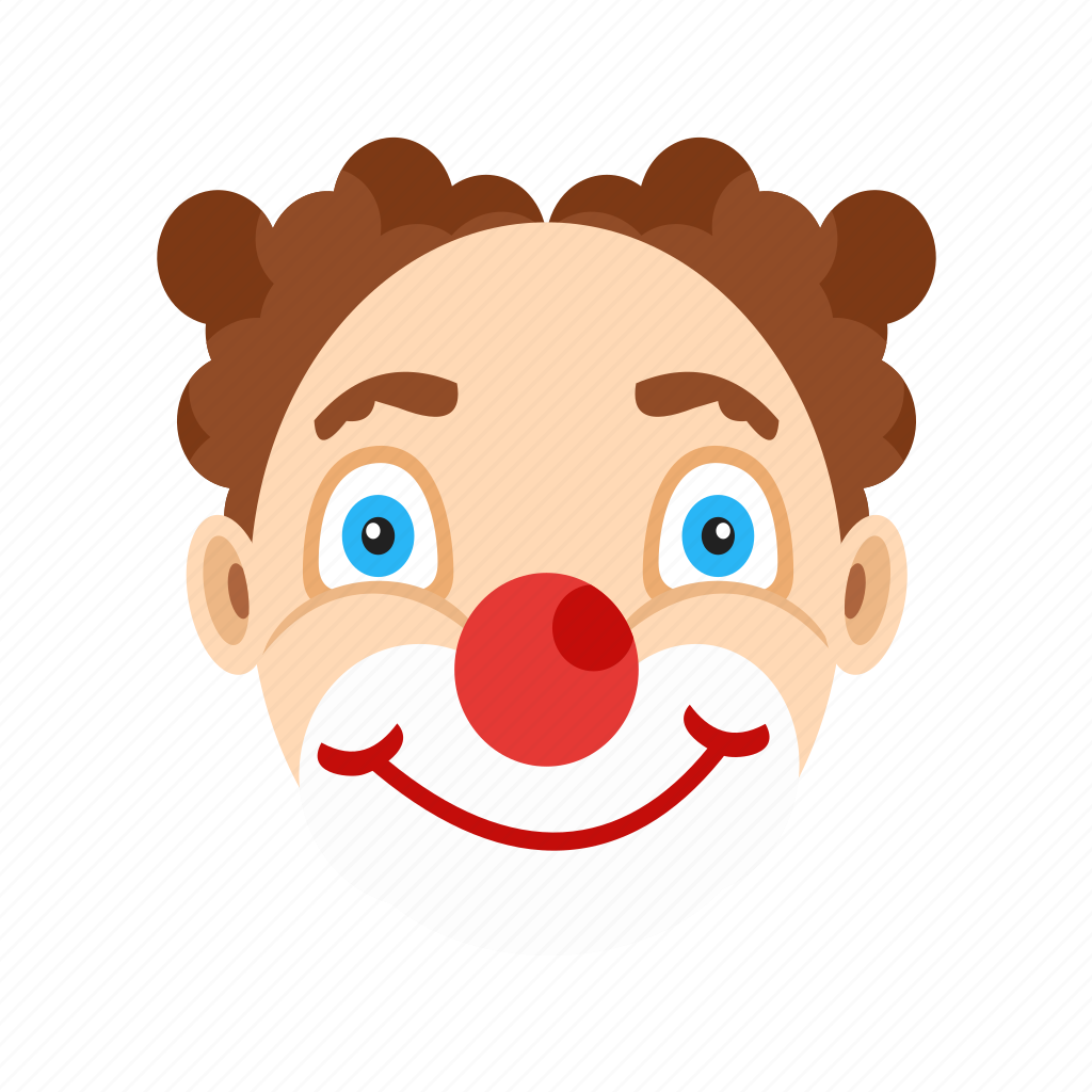 Маска клоуна в цирке